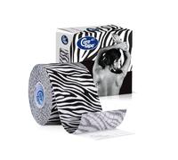 CureTape Art, 5 m X 5 cm, Impermeabile, Zebra Nero/Bianco