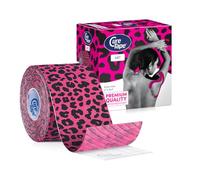 CureTape Art-Nastro Adesivo Impermeabile 5 m x 5 cm Rosa Leopardato