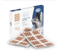 Curetape Crosslinq, per l' agopuntura, e edema/sollievo dal dolore Crosshatch cerotti - Confezione da 20 fogli, Stivaletti da pioggia zebrati - Bambini, 160 Medium Patches