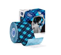 CureTape nastro kinesiologico Tartan blu 1 St