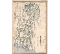 Curico Province Chile Map Journal: Vintage Map Notebook