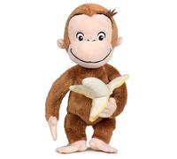 CURIOSO COME GEORGE Peluche 25cm SCIMMIA con BANANA Originale CURIOUS GEORGE