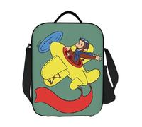 Curioso GeoGE In una borsa pranzo Airplan isolante per donne Bambini Scatole portatili per il cibo Sacco termico