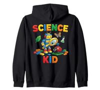 Curioso Scienza Kid Block Robot Explorer Felpa con Cappuccio