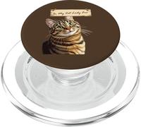 Curioso Tabby Nella Mia Gatta Lady Era PopSockets PopGrip per MagSafe