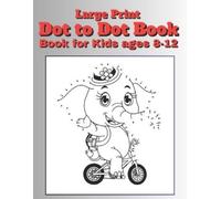Curious Art Room large print dot to dot book for kids ages 8-12 (Tascabile)