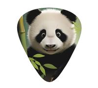 Curious Baby Panda Plettri per chitarra sottile medio pesante plettro per chitarra acustica chitarra elettrica basso regalo di Natale 12 pezzi