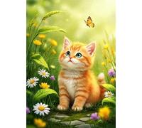 Curious Cat 70 Piece Jigsaw Puzzles for Adults, Colourful, Challenging & Brainteasing Adult puzzles 70 Pieces Daisy, Fun jigsaws for The Whole Family 14x10 inch