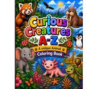 Curious Creatures A-Z: A Unique Animal Coloring Book