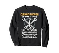 Curious Enough To Take It Apart Hide Extra Parts Funny Quote Felpa