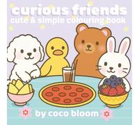 curious friends: Cute & simple colouring book