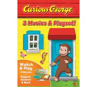 Curious George: 3-movies & Playset