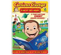 Curious George: A Day at the Library (DVD) Frank Welker Jeff Bennett