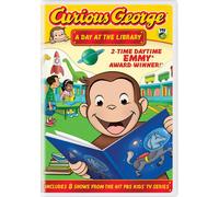 Curious George: A Day at the Library (DVD) Frank Welker Jeff Bennett