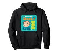 Curious George Best Day Ever Patch Felpa con Cappuccio