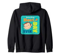 Curious George Best Day Ever Patch Felpa con Cappuccio