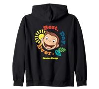 Curious George Best Day Ever Smile Felpa con Cappuccio