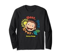 Curious George Best Day Ever Smile Maglia a Manica