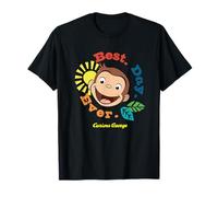 Curious George Best Day Ever Smile Maglietta