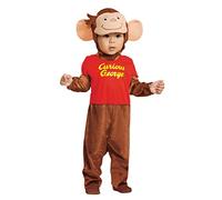 Curious George Costume per bambini, costume ufficiale Curious George, taglia S (2T)