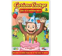 Curious George Goes to a Birthday Party (DVD) Frank Welker Jeff Bennett