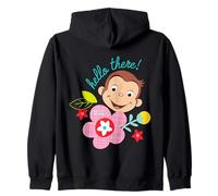 Curious George Hello There Spring Bloom Felpa con Cappuccio