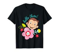 Curious George Hello There Spring Bloom Maglietta