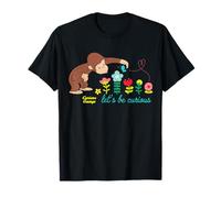 Curious George Lets Be Curious Spring Flowers Maglietta