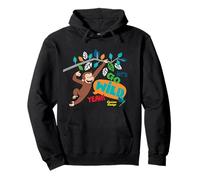 Curious George Lets Go Wild Outdoor Adventure Felpa con Cappuccio