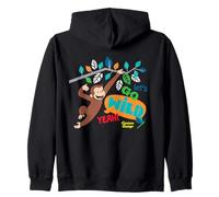 Curious George Lets Go Wild Outdoor Adventure Felpa con Cappuccio