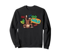 Curious George Lets Go Wild Upside Down Felpa