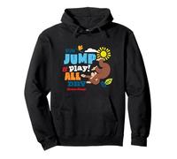 Curious George Run Jump & Play all Day Felpa con Cappuccio
