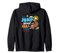 Curious George Run Jump & Play all Day Felpa con Cappuccio
