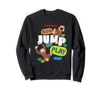Curious George Run Jump Play Repeat Felpa