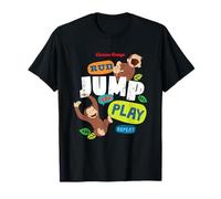 Curious George Run Jump Play Repeat Maglietta