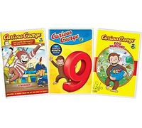 Curious George - Set di 3 DVD - Curioso George Egg Hunting/Curioso George Completa la nona stagione/Curioso George naviga con i pirati e altri capperi curiosi