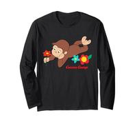 Curious George Spring Flower Fun Maglia a Manica