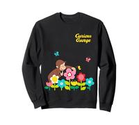 Curious George Spring Flower Garden Fun Felpa