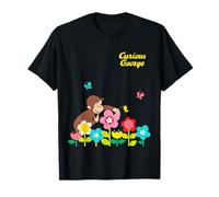 Curious George Spring Flower Garden Fun Maglietta