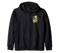 Curious George Springtime Faux Pocket P elpa con Cappuccio