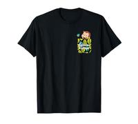 Curious George Springtime Faux Pocket Peek Maglietta