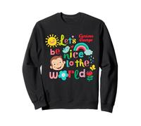 Curious George Springtime Lets Be Nice To The World Felpa