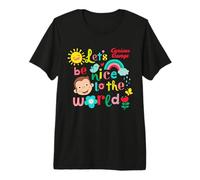 Curious George Springtime Lets Be Nice To The World Maglietta Premium