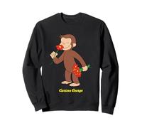 Curious George Stop And Smell The Flowers Felpa