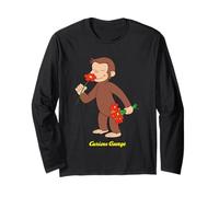 Curious George Stop And Smell The Flowers Maglia a Manica