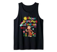 Curious George Sunshine Rainbows & Flowers Canotta