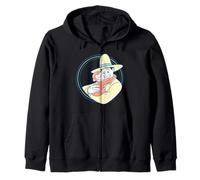 Curious George The Man with the Yellow Hat Hug Felpa con Cappuccio