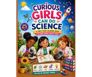 Curious Girls Can Do Science: A First STEM Coloring Book for Brave, Bright, Creative Minds
