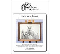 Curious goats. Blackwork design. - [Marcovalerio]