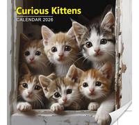 Curious Kittens Calendar 2026: Tiny Explorers with Wide Eyes and Mischievous Poses